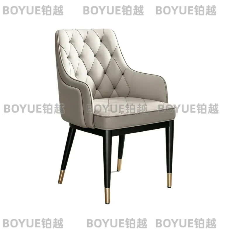 Italian Style Mahjong Chair Simple Backrest Dining Seat for Home Restaurant Hotel Commercial Use Modern Furniture Desk
