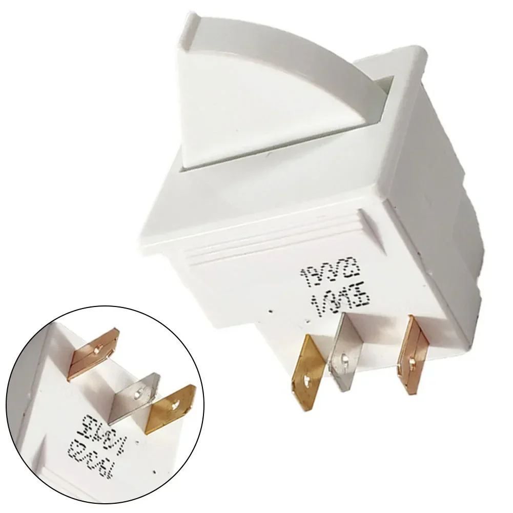 3-Pin Refrigerator Door Light Switch For Freezer Accessories AC250V/2.5A Refrigerator Door Switch -45~85℃ Refrigerators Parts