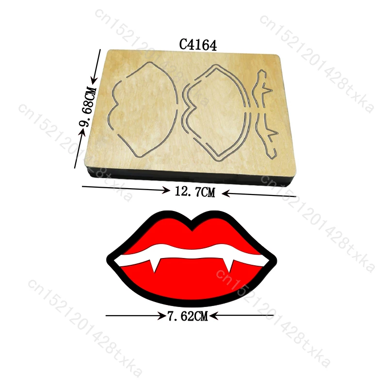 New Halloween Mouth Wooden Dies shake Cutting Die Scrapbooking C4164 Multiple style