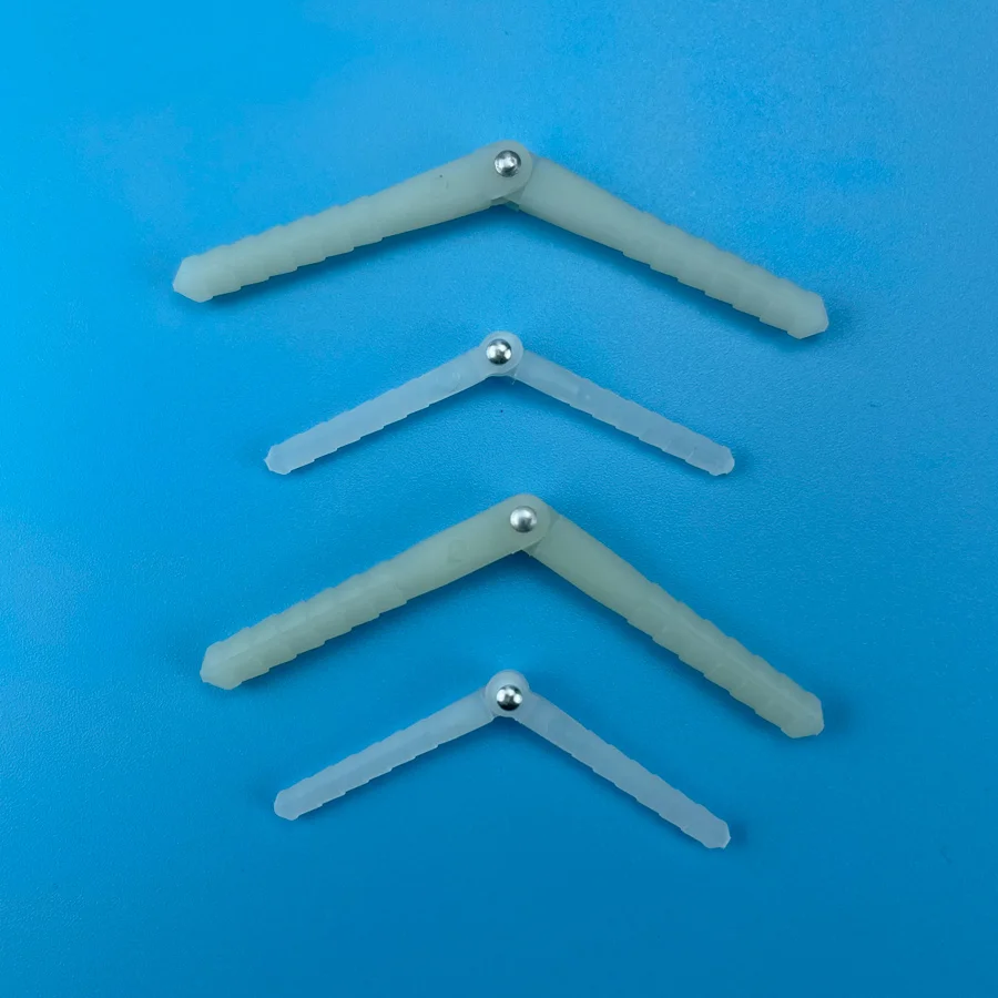 20Pcs/Lot Plastic Pin Hinge Needle Loose Leaf DIY Toy Accessories For RC Fixed-wing Light Airplane Model Parts