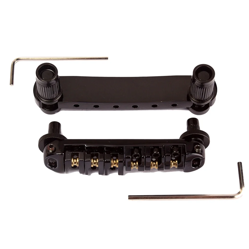 

Guitar Roller Saddle Bridge For Electric Guitar Parts Replacement Es Dot Chrome 9.9X1.7X1.2Cm Brass Height Adjustable