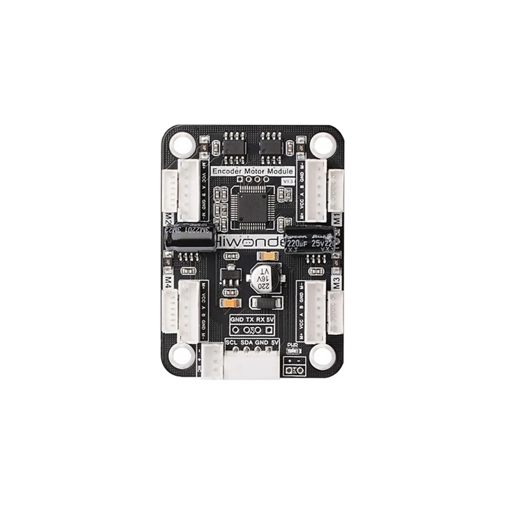4-weg encoder motoraandrijfmodule ingebouwde spanningsregelaar circuit motorbesturing slimme auto doe-het-zelf elektrische race speciale driver
