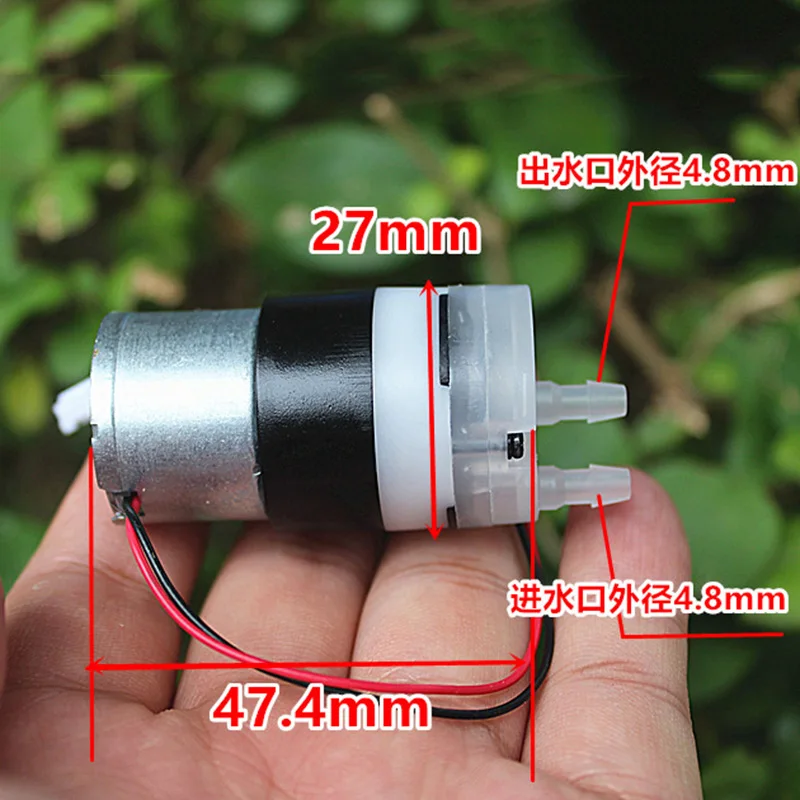 DC 3V 3.7V Micro Mini 27mm Diaphragm Water Pump Negative Pressure Self priming Suction Pump DIY Water Dispenser