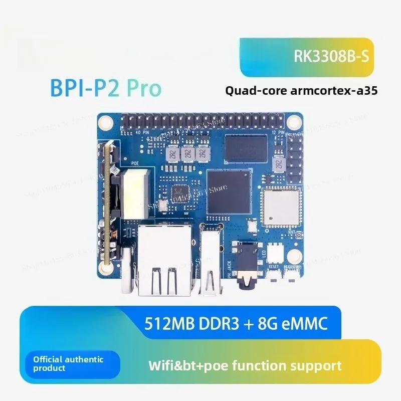 Разработанная плата на базе чипа RK3308 BPI-P2 Pro