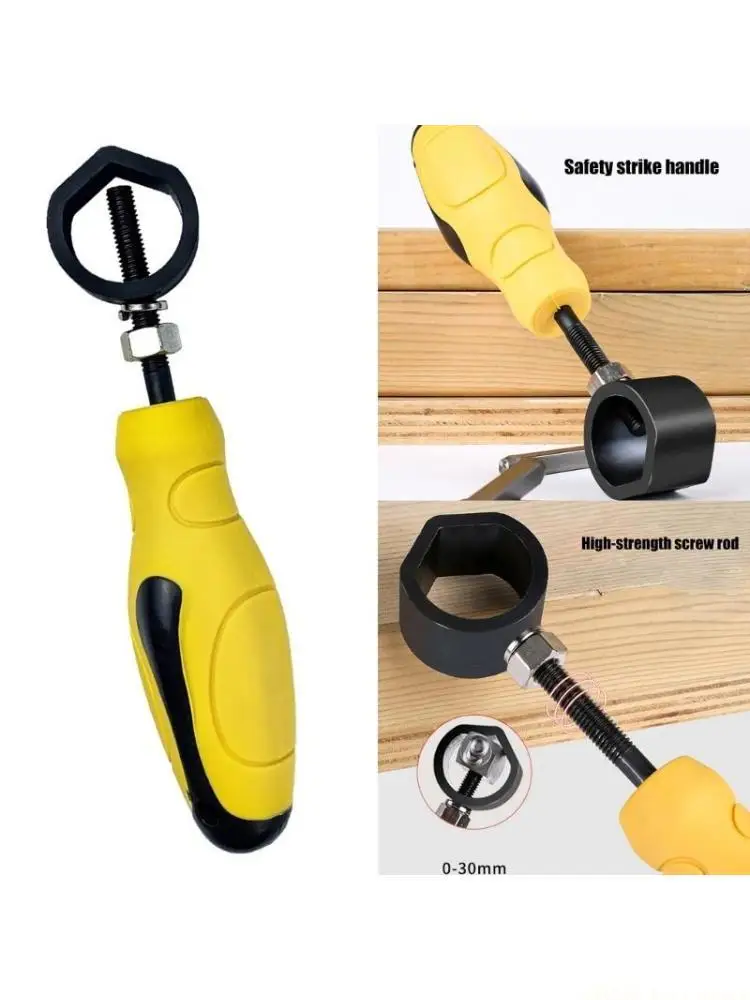 

A2BE Carbon Steel Leather Tool Secure Grip Precisions Crafting Stamping Holder