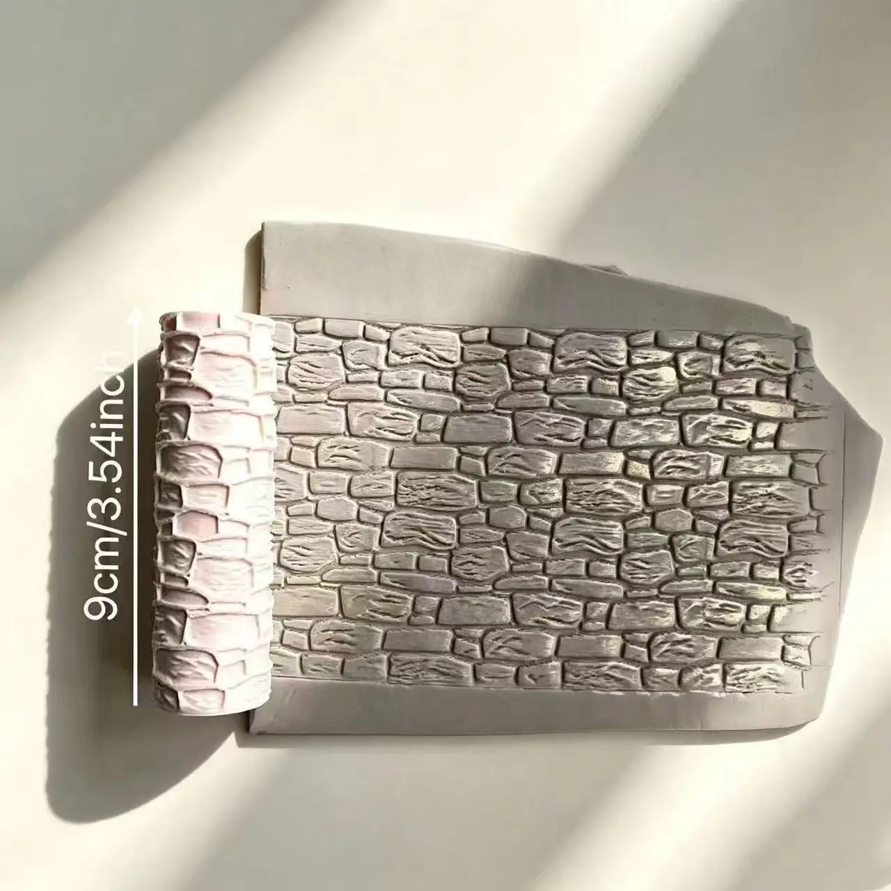 Polymer clay texture roller, high-precision polymer clay making tool, jewelry earring embossing, suitable for coasters, ceramics