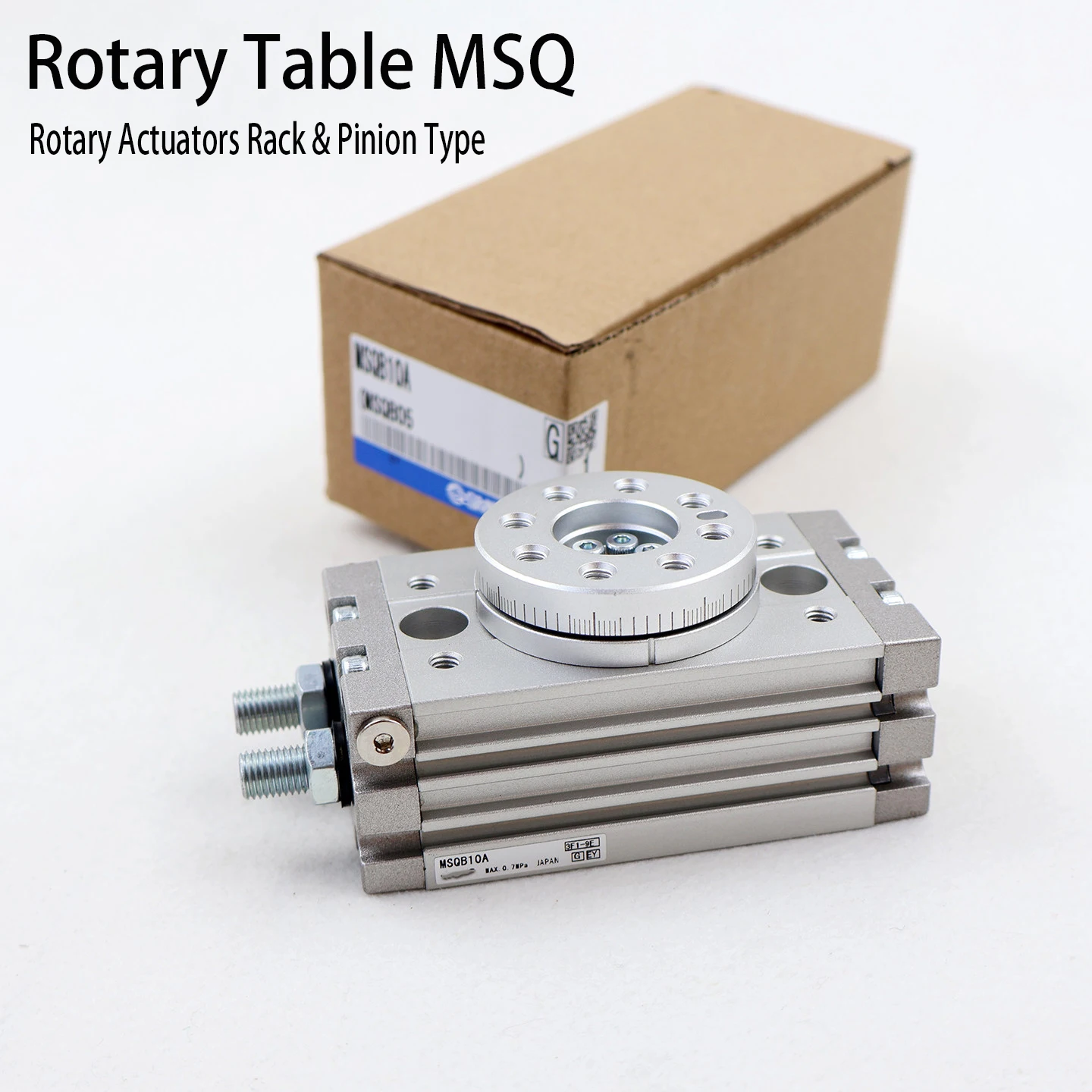 SMC Rotary Table180° Rotary Cylinder, 90° Swivel Oscillation MSQB‑3A-7A-10A-20A-30A-50A-70A-100A,Rotary Table Cylinder