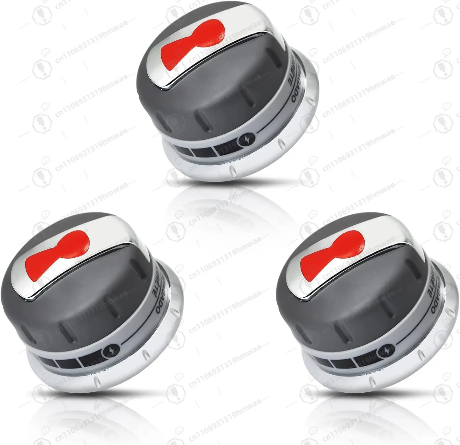 3 Pack Upgraded 88848 Gas Grill Burner Knobs Compatible with Weber Genesis 300 Series (2011-2016) Gas Grills