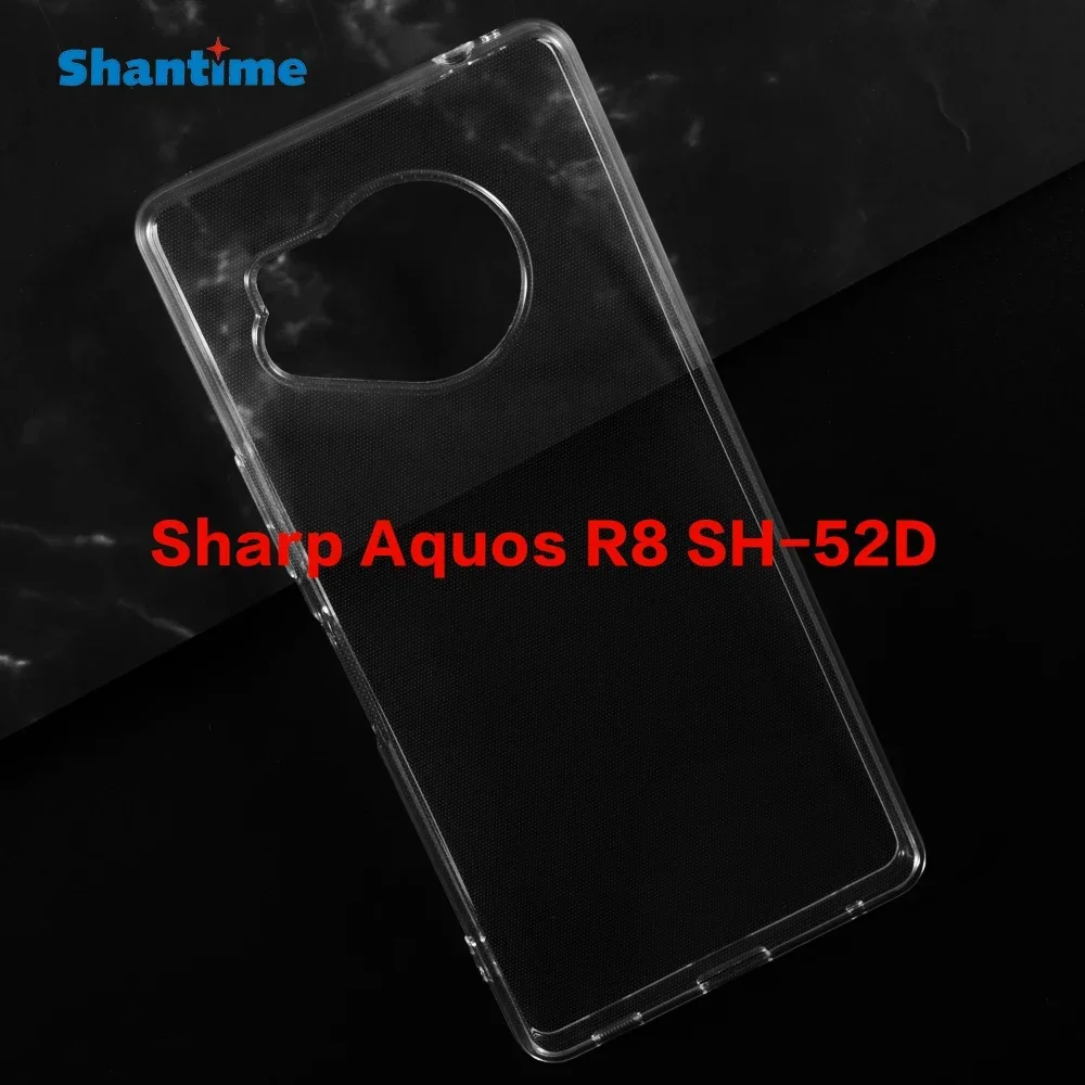 For Sharp Aquos R8 SH-52D Gel Pudding Silicone Phone Protective Back Shell For Sharp Aquos R8S Soft TPU Case