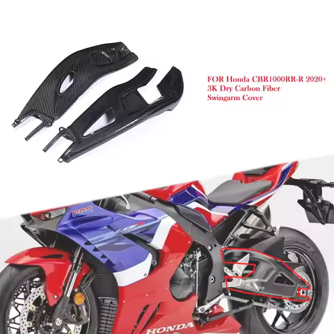 For Honda CBR1000RR-R 2020 2021 2022 2023 2024 Motorcycle Carbon Fiber Swingarm Cover Fairings Kits Accessories Moto Surron