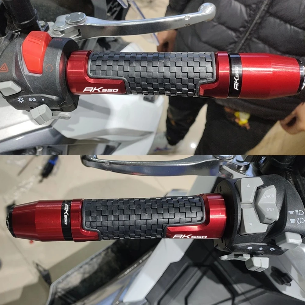 For KYMCO AK550 AK 550 2017-2020 Motorcycles Accessories CNC High Quality Handlebar Grip Ends Anti Vibration Handle view 6