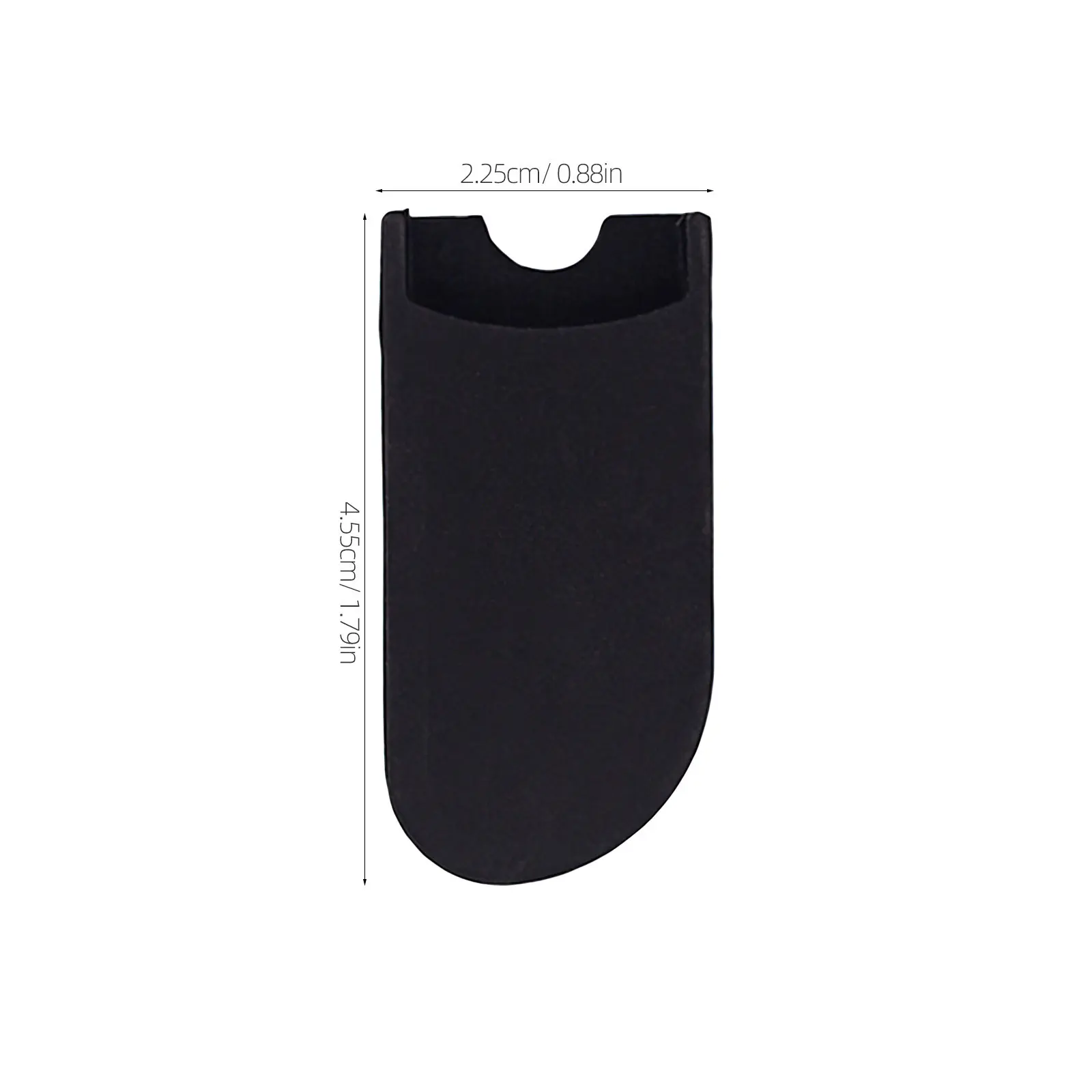 Professional Saxophone Thumb Rest Black Fine Craftsmanship Finger Support Accessory for Personal and Stage Performance Long
