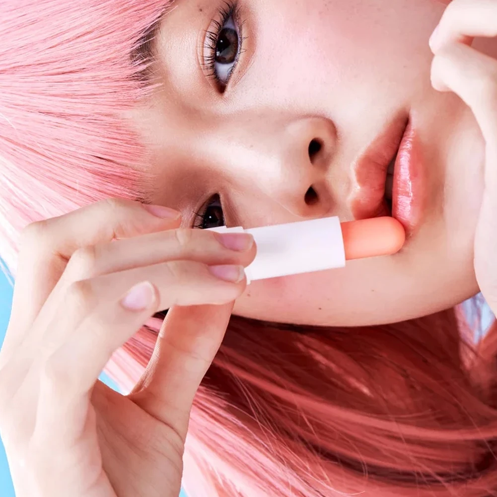 TOCOBO de 3 colores, lápiz labial hidratante y cálido, esencia vegetal, exfoliante, elegante lápiz labial rosa, juego diario para el cuidado de los labios