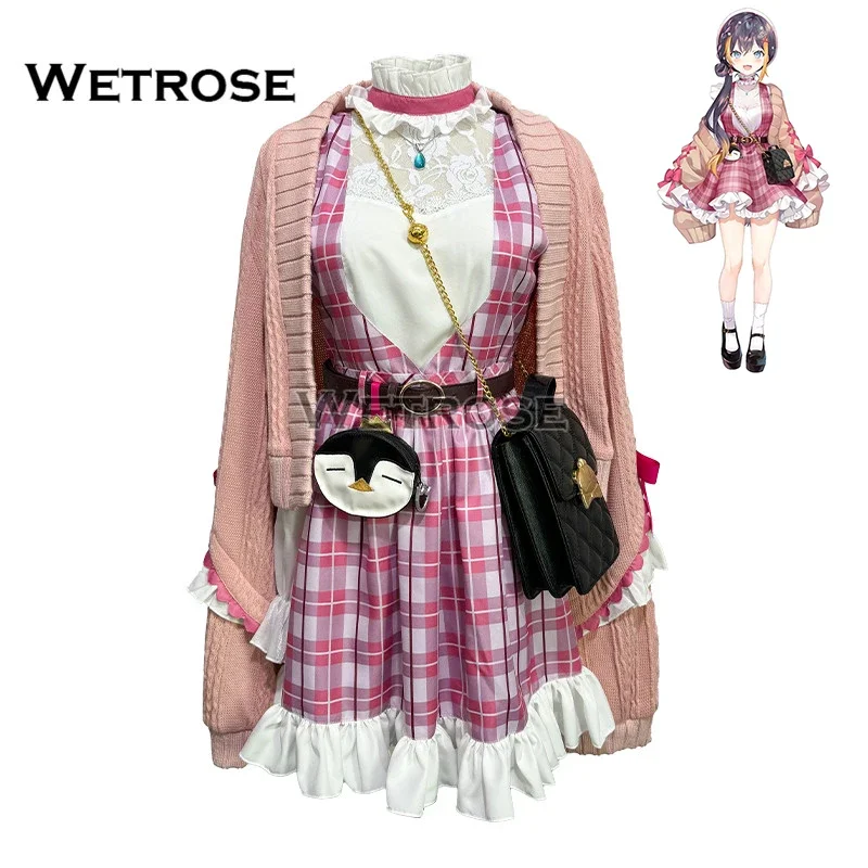 【Wetrose】In Stock Petra New Cosplay Costume Casual Outfit Dating Dress Nijisanji EN Vtuber 2324 NSNJ Gurin Peto Petwa Penguin