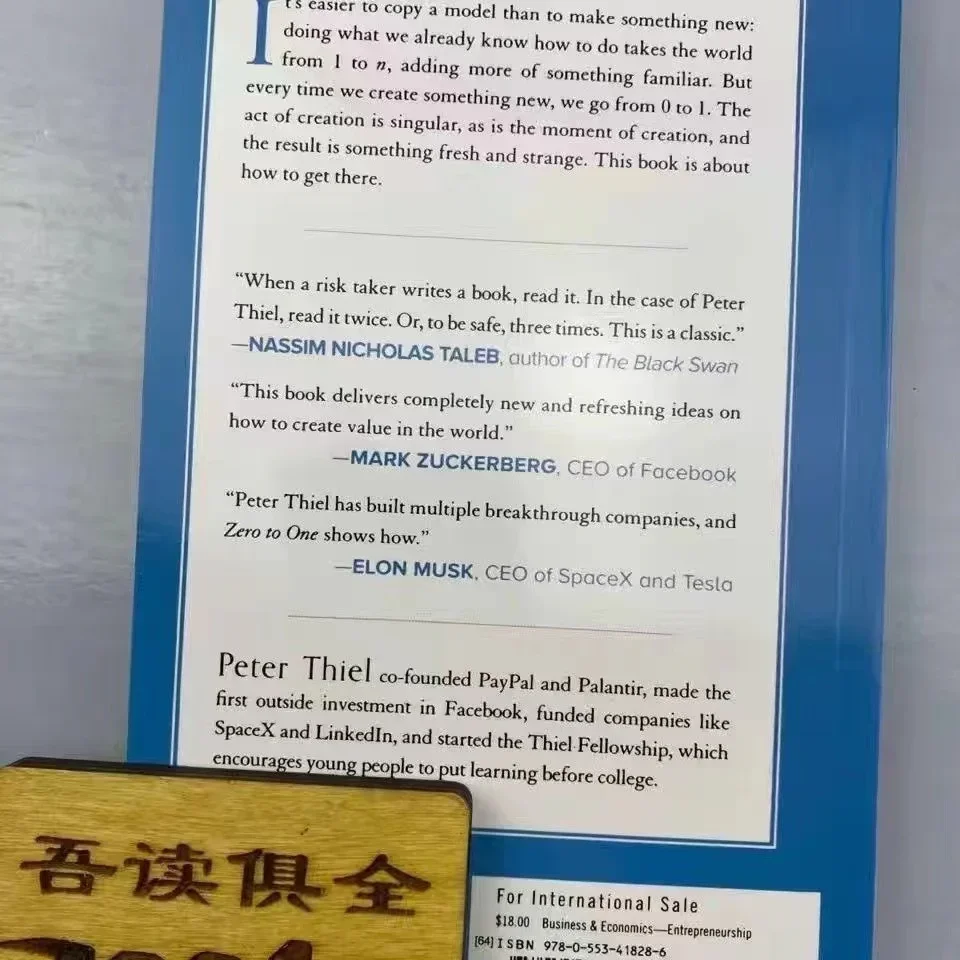 Imagem -03 - Zero para um de Peter Thiel com Notas de Blake Masters em Inicializações Como Construir o Futuro Incentivar Livros