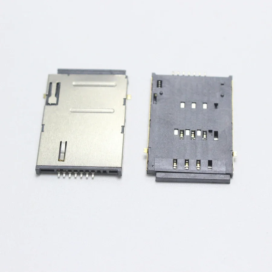 5PCS 9-Pin Push-Push SIM Card Socket | 8+1P Self-Ejecting Connector for Mobile/Car GPS/IoT Devices