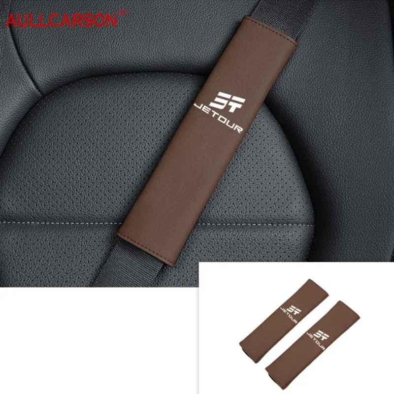 Fit for cherry Jetour Traveller T2 Car Shoulder Cover Cushion Seat Belt Pad Strap Seat Belt Padding Pcs For Jetour X70 X90 Plus