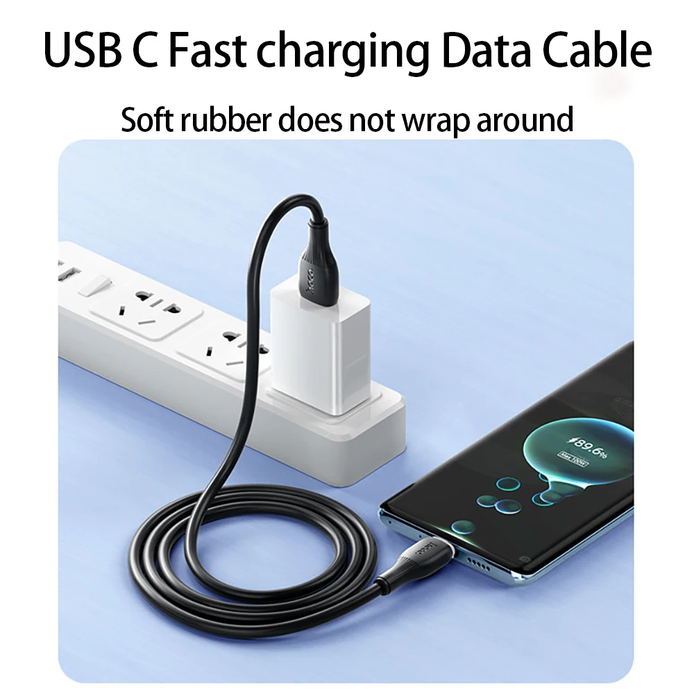 كابل شحن سريع USB من النوع C بقدرة 100 وات 6 أمبير لهاتف Xiaomi Huawei OnePlus Samsung Galaxy Honor OPPO VIVO