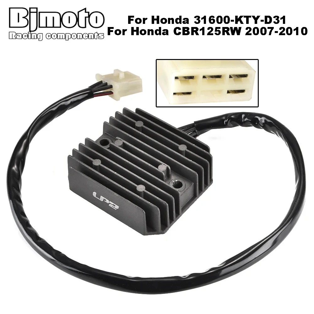 Motorcycle Voltage Rectifier Regulator For Honda CBR125RW 2007-2010 XRV650 Africa Twin 1988-1989 31600-MS8-000 31600-KTY-D31