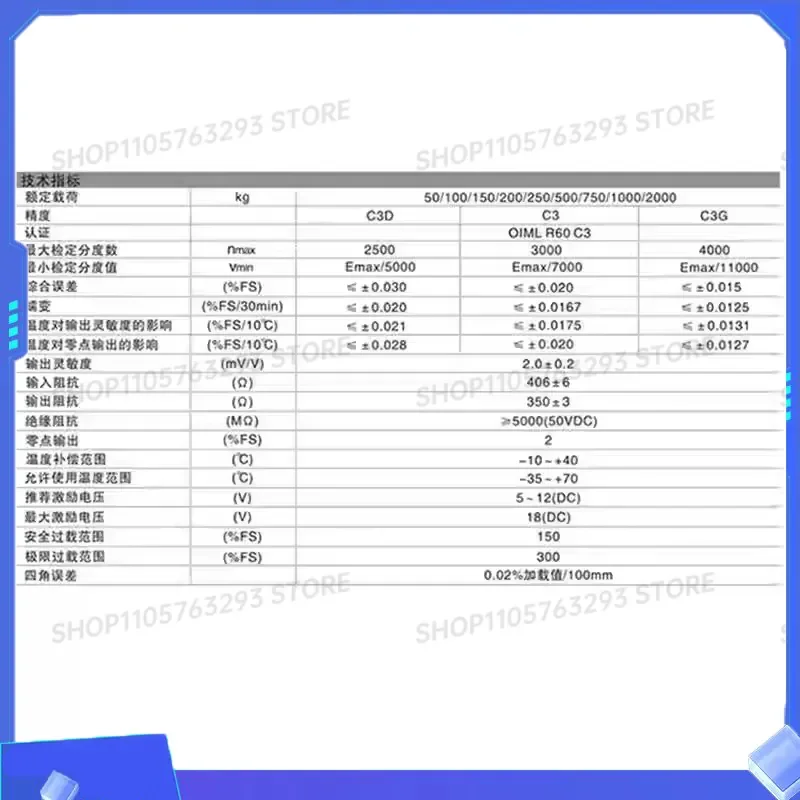 1PCS New Weighing Sensor Pressure Type Load Cell for L6F 50KG 100KG 150KG 200KG 250KG 500KG 750KG 1T 2T