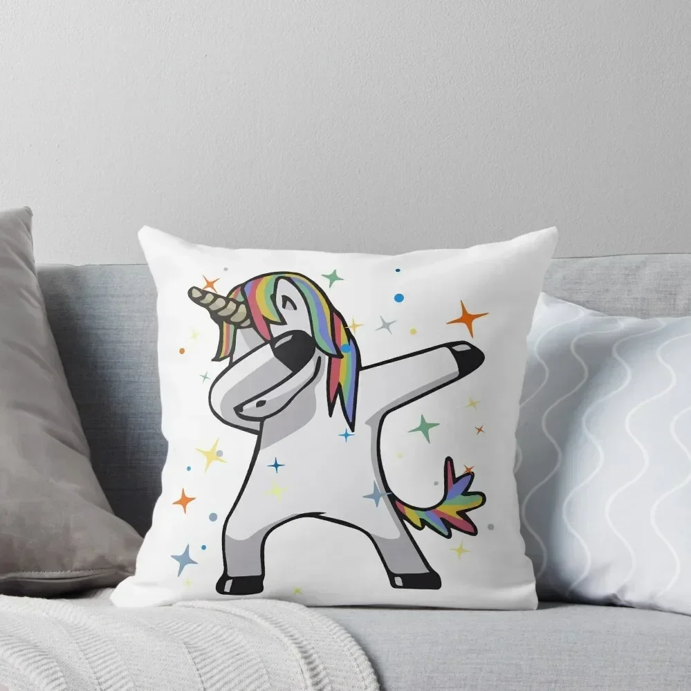 Original Unicorn Dab Throw Pillow Pillow Cases Christmas Covers For Cushions pillow