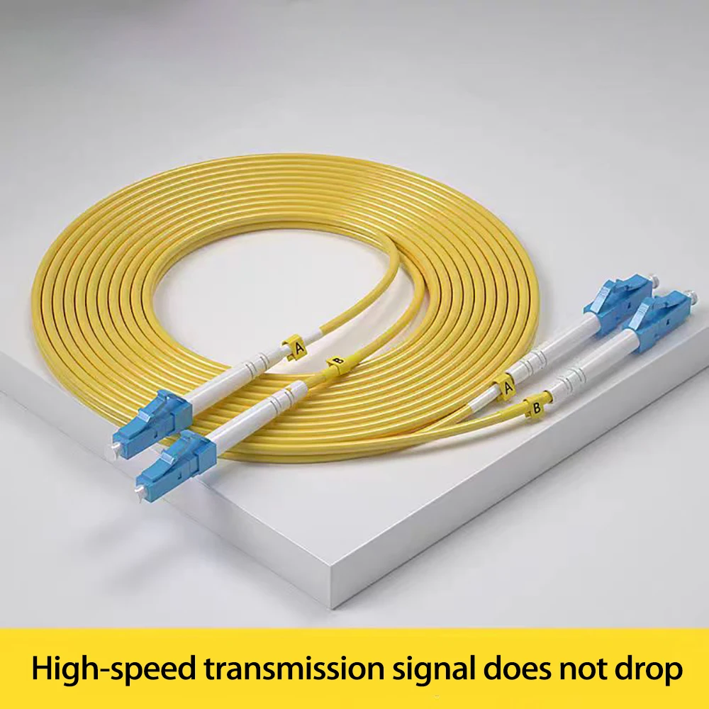 Raccordement LC/UPC-LC/UPC de convertisseur de double de noyau de mode unique de connecteurs de fibre optique diamètre 3.0mm Fibra Optica 3M