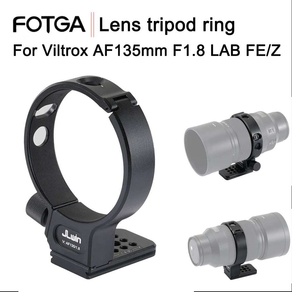 

FOTGA Arca-Swiss Len Metal Collar For Viltrox AF135mm F1.8 LAB FE/Z Lens Tripod Mount Ring Quick Release Tripod Lens Collar Ring