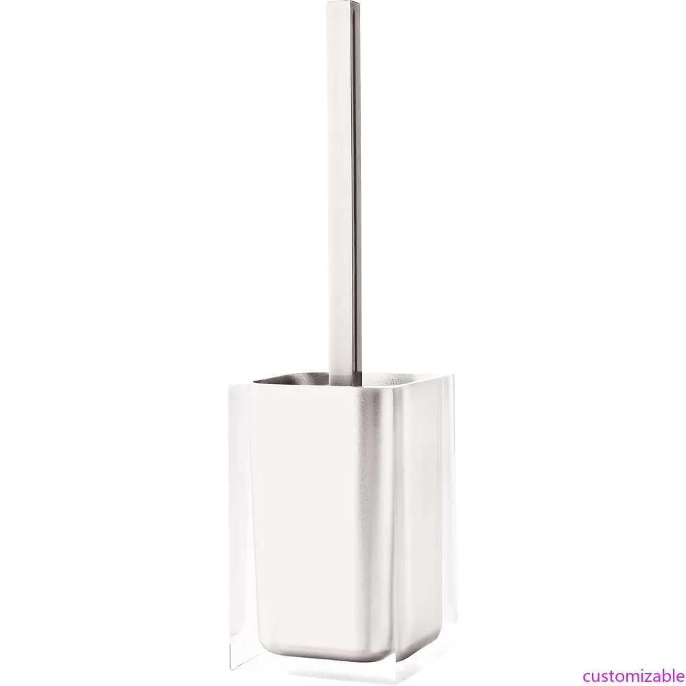 

Rainbow-Themed White Toilet Brush Holder RA33-02