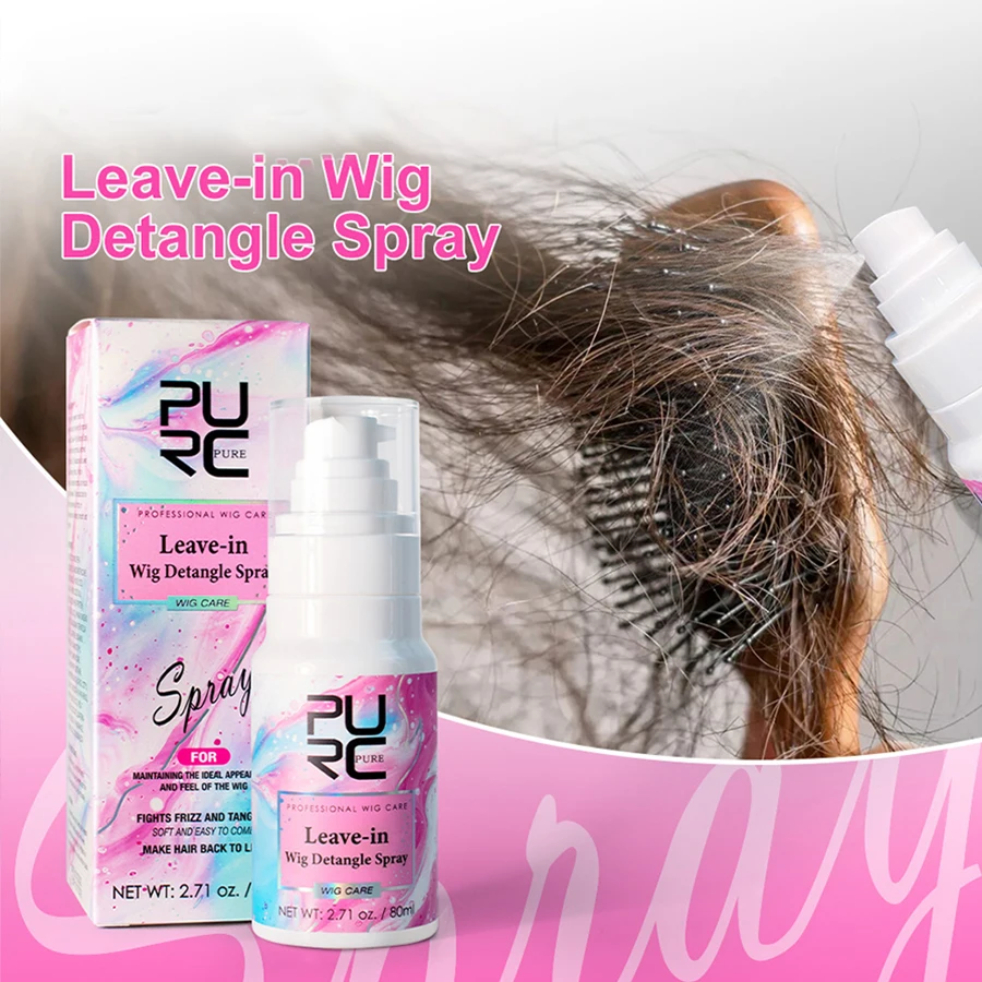 ترك في رذاذ الشعر المستعار العناية بالكيراتين علاج الشعر زيت جوز الهند تنعيم منتجات العناية بالشعر اللامع للنساء السود شعر مستعار #5