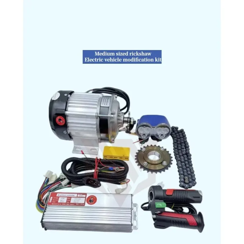 48V 800W Human Tricycle to Electric Vehicle Power Brushless Motor Conversion Kit Controller Tooth Plate