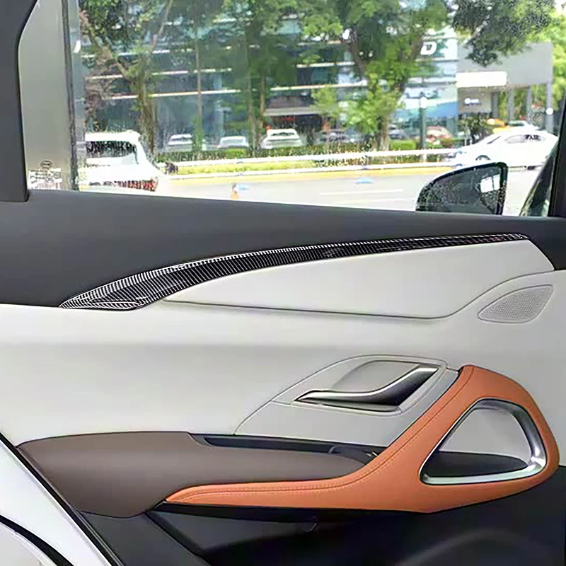 

Автомобильные накладки на дверь для BYD Song Pro 2023, цветные аксессуары из углеродного волокна для интерьера