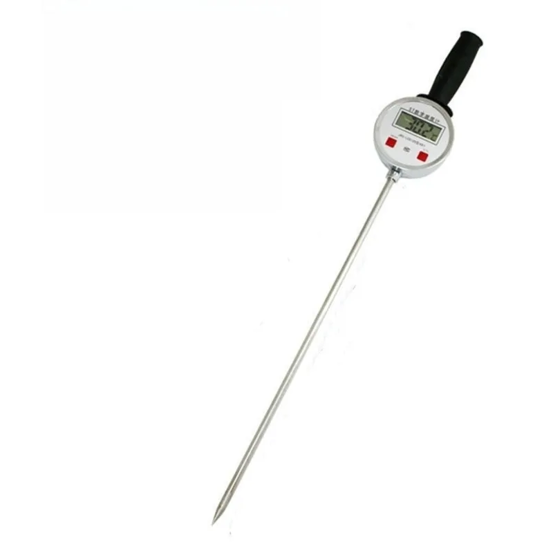 Extended rod plug-in digital thermometer handheld digital thermometer lees pond fermentation organic fertilizer brewing soil