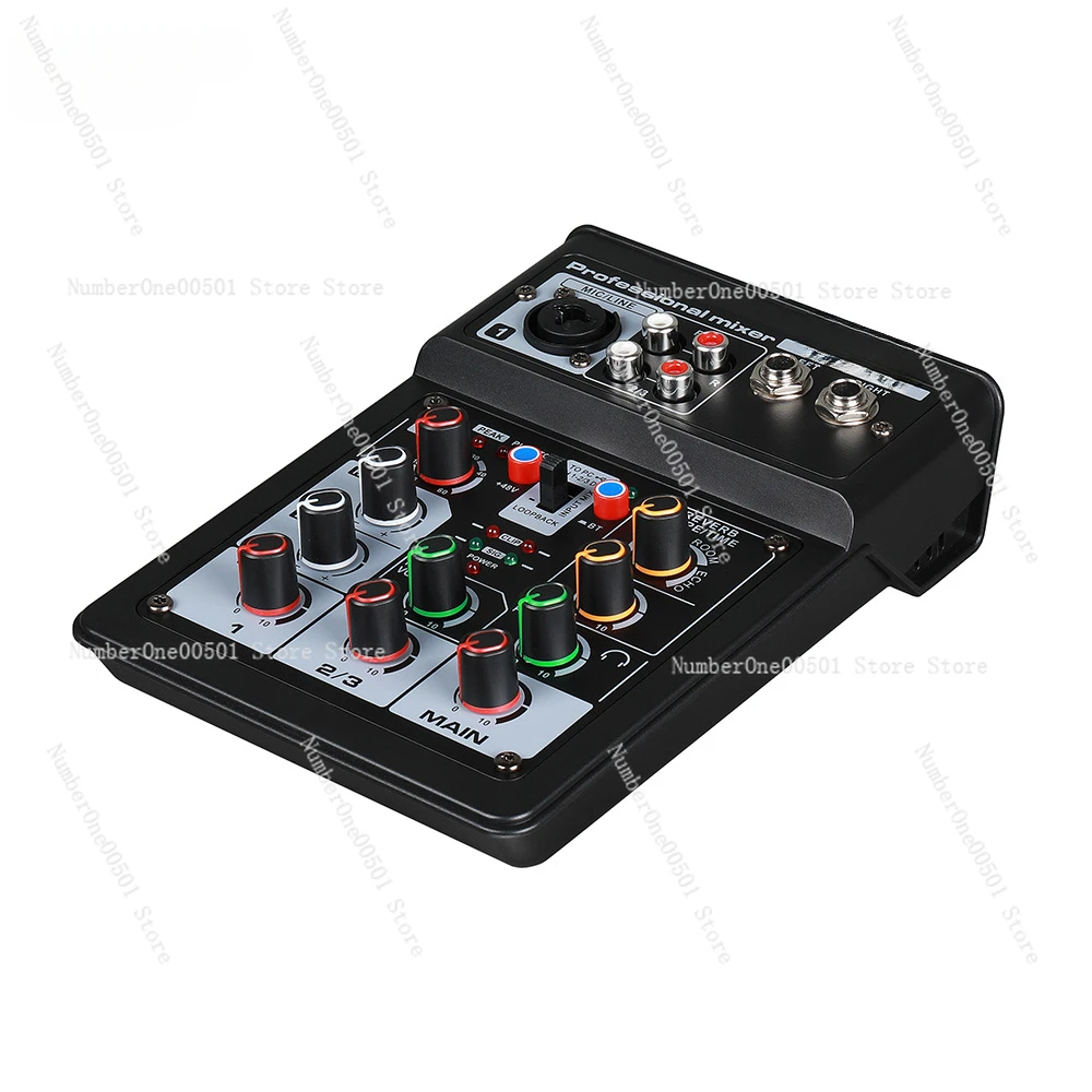 Track Recording OTG Outdoor Conference Audio Bluetooth Reverb Audio Processor Karaoke Live Sound Card Mixer