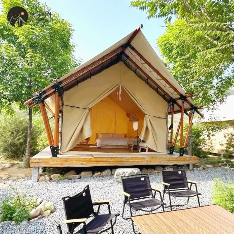Muye Outdoor Camp Hotel Tent Double Light Luxury Small Nomadic Camping Tent Roof Tent Internet celebrity B & B
