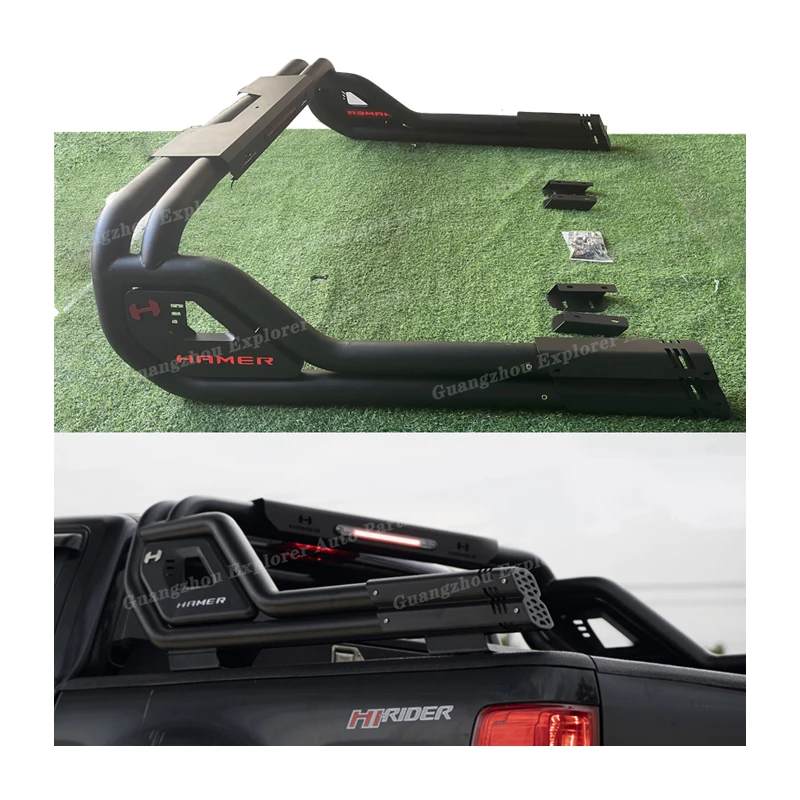 

Factory Hot SellingHM Steel Roll Bar For Ranger Hilux Revo Rocco Vigo Mitsubishi Triton L200 Pick Up Truck 4x4 Universal Sport R