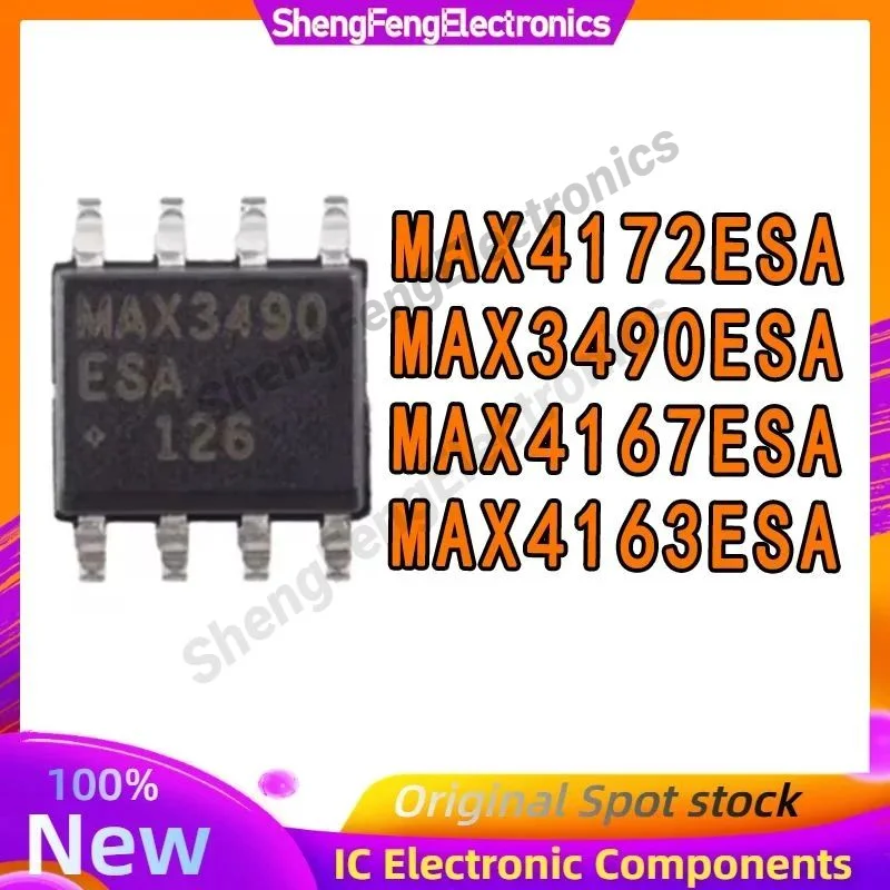 10PCS MAX3490ESA MAX4163ESA MAX4167ESA MAX4172ESA SOP-8 IC Chip 100% New Original in stock