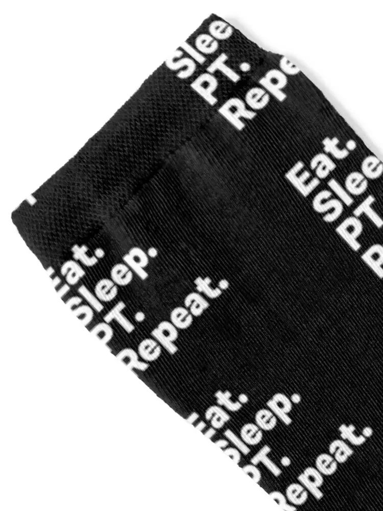 Eat Sleep PT Repeat Socks anti-slip designer christmas gifts christmas gift Boy Child Socks Women's