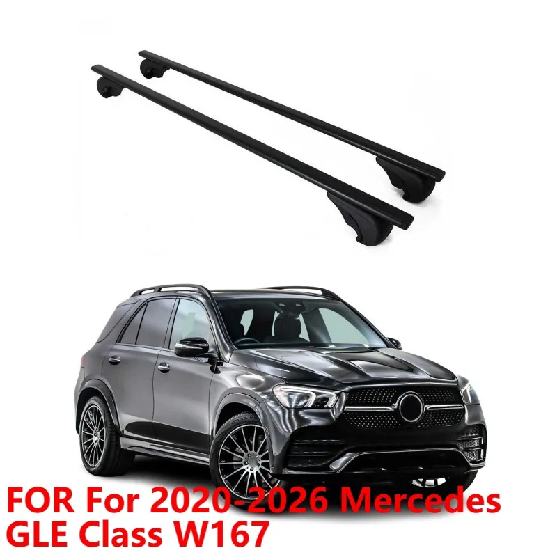 

Для Mercedes GLE Class W167 2020-2026 гг. Поперечины на крышу Сверхмощные черные стойки