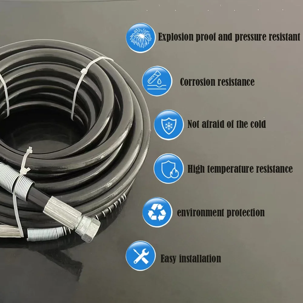 0.5-40 Meter Airless High-Pressure Spray Paint Pipe \