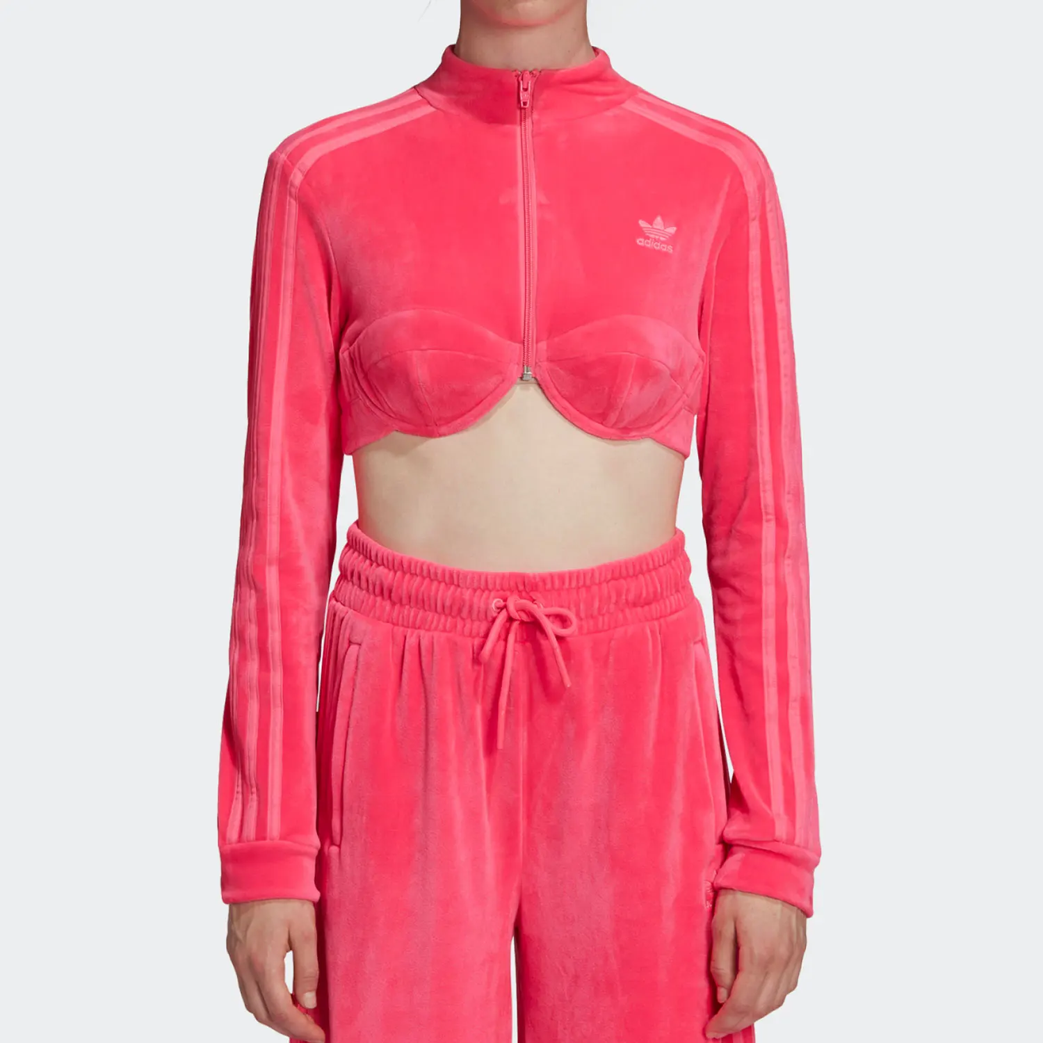 adidas-official-authentic-three-stripes-new-season-women's-fashion-casual-top-h50967