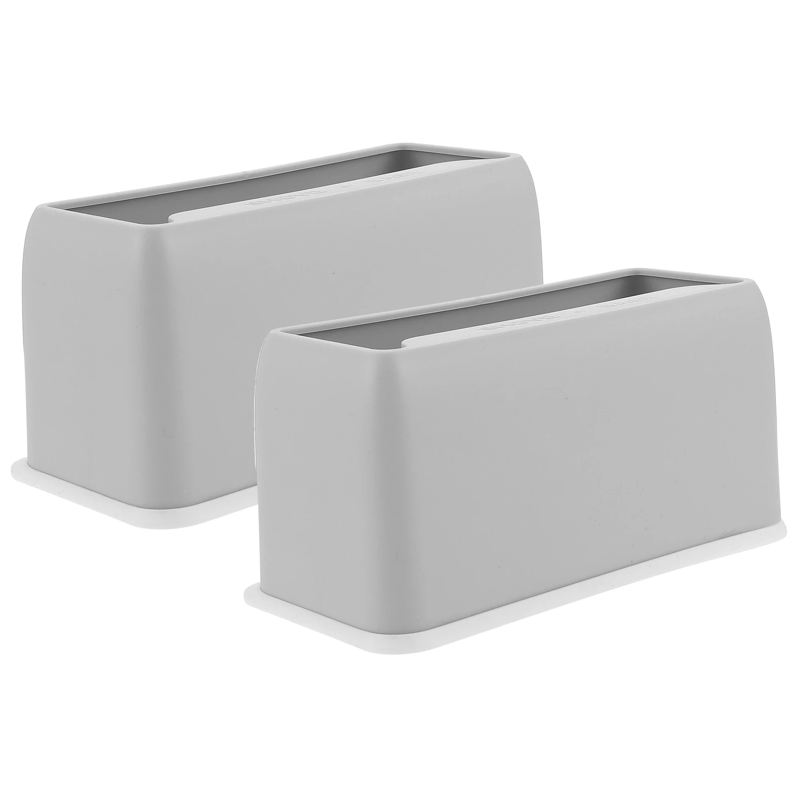 

2 Pcs Cat Litter Scoop Base Scooper Holder Stand Holders Plastic Bucket Accessory