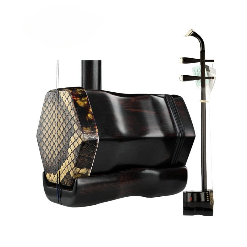 Black sandalwood erhu musical instrument, beginner entry test, red sandalwood professional huqin 9243