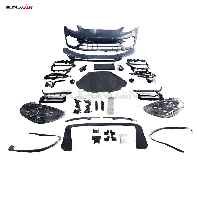 SPM Auto Parts for Porsche Panamera Body Kit Front Body Kit Accessories Plastic Old Upgrade to New Model