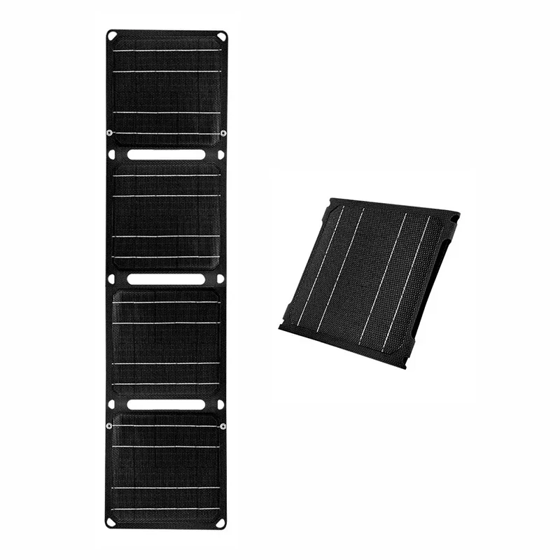 21W 40W ETFE Folding Solar Panel for Mobile Phone Camping Travel Outdoor USB Fast Battery Charging Bag 5V 9V 12V Solars Plate