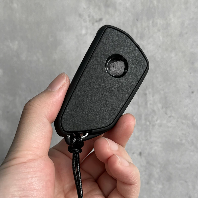 Suitable For Volkswagen 2021-2024 ID4X ID4 CROZZ Black Simple Style Handmade TPU Car Remote Key Case Cover