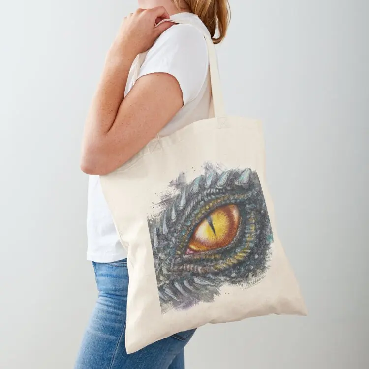 The eye of Meraxes. Dragon of Queen Rhaenys Targaryen. Tote Bag tote bag woman Lady bags Women's beach bags