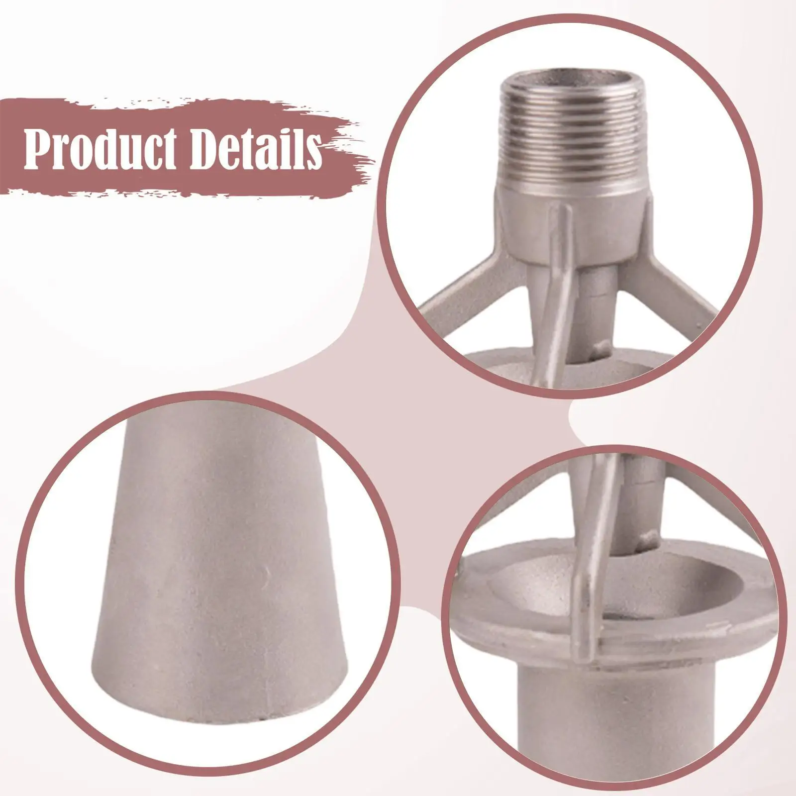 Fluid Mixing Nozzle Tank Mixing Agitation Nozzle,Comapct,Easy Maintenance, 316 Stainless Steel for Coating