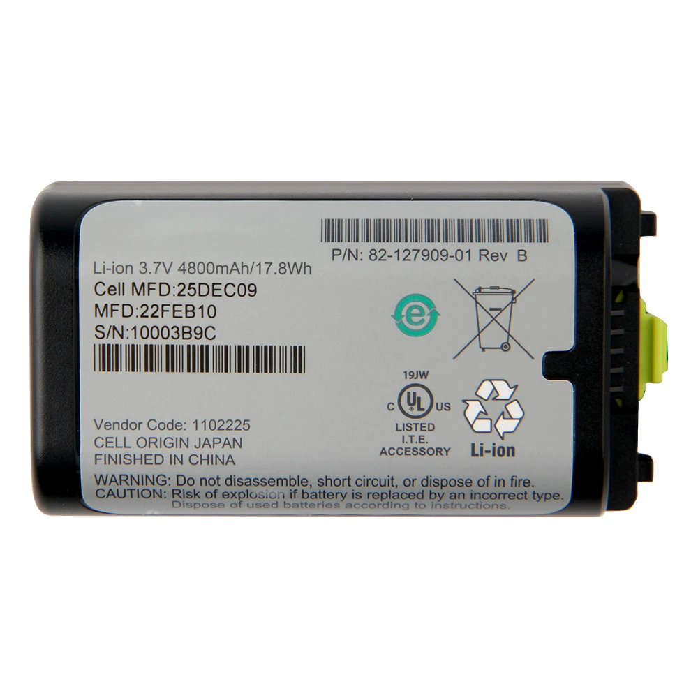 NEW Battery 82-127909-01 For Motorola MC3090 MC3070 MC3190 MC3100 55-060112-05 Mobile Handheld Computer Batteries 4800mAh