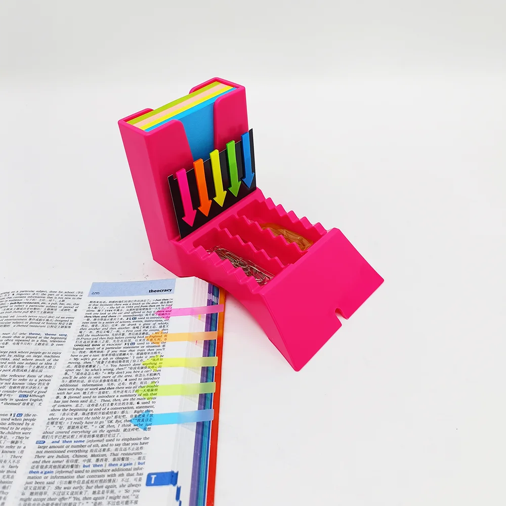 schoolstickers plaknotitieboekjes index memoblok Briefpapierset Multifunctionele telefoonstandaard met plaknotities en kantoorbenodigdheden