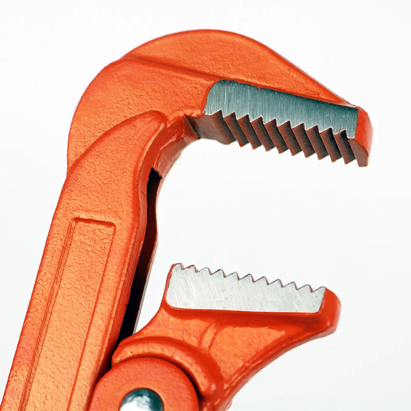 Imagem -02 - Heavy Duty Ferramentas Manuais Encanamento Torque Wrench Ajustável do Encanador Heavy Duty 45 ° 90 ° Jaws Tubo Sueco Pipe Atividade Wrench em 15 em em